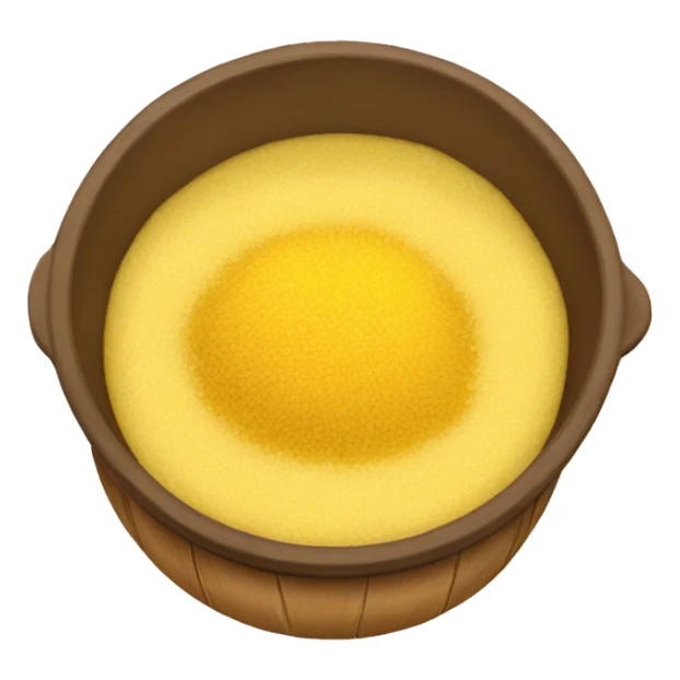 Mămăliga, a traditional Romanian dish made from cornmeal sticker