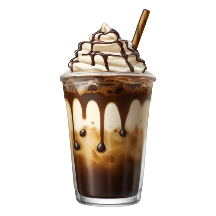 Iced coffee sticker