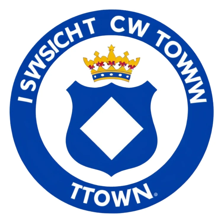 Ipswich town football club badge sticker