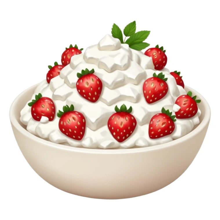 strawberries and cottage cheese sticker