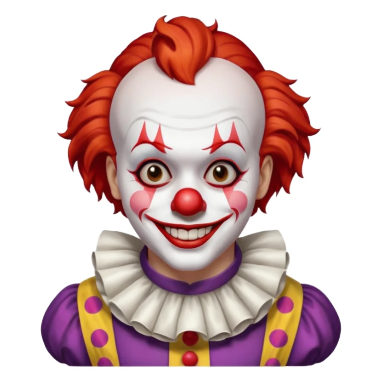 The clown from the movie IT sticker
