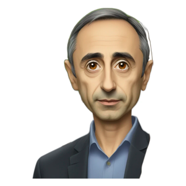 Éric zemmour qui embrasse un arbre sticker