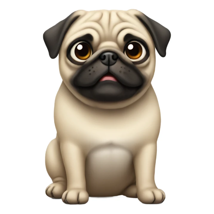 Pug sticker