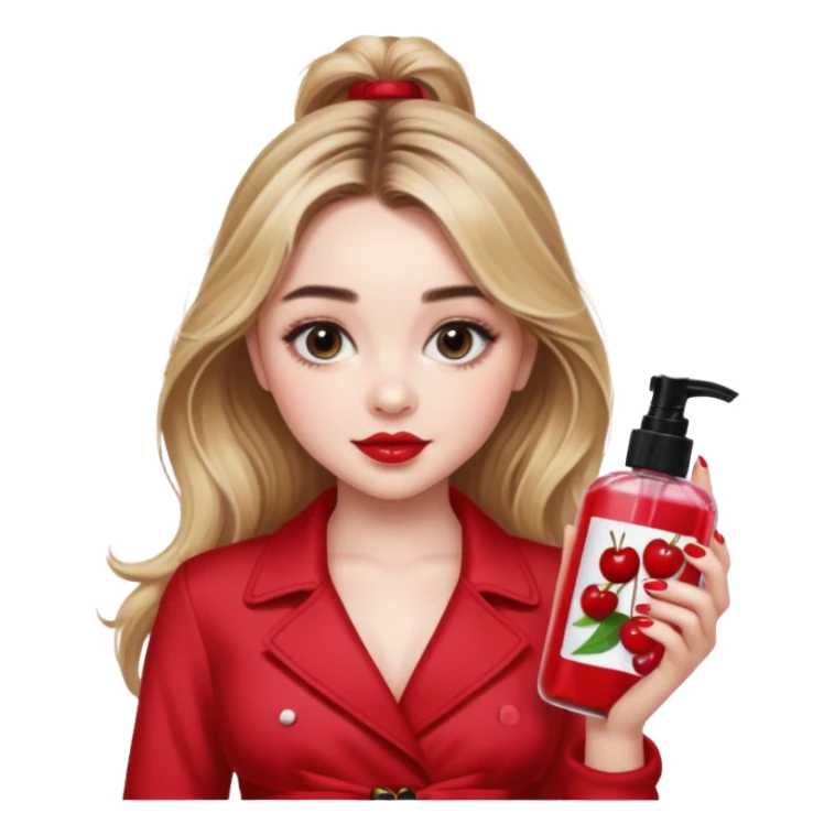 Sabrina carpenter cherry baby body mist   sticker