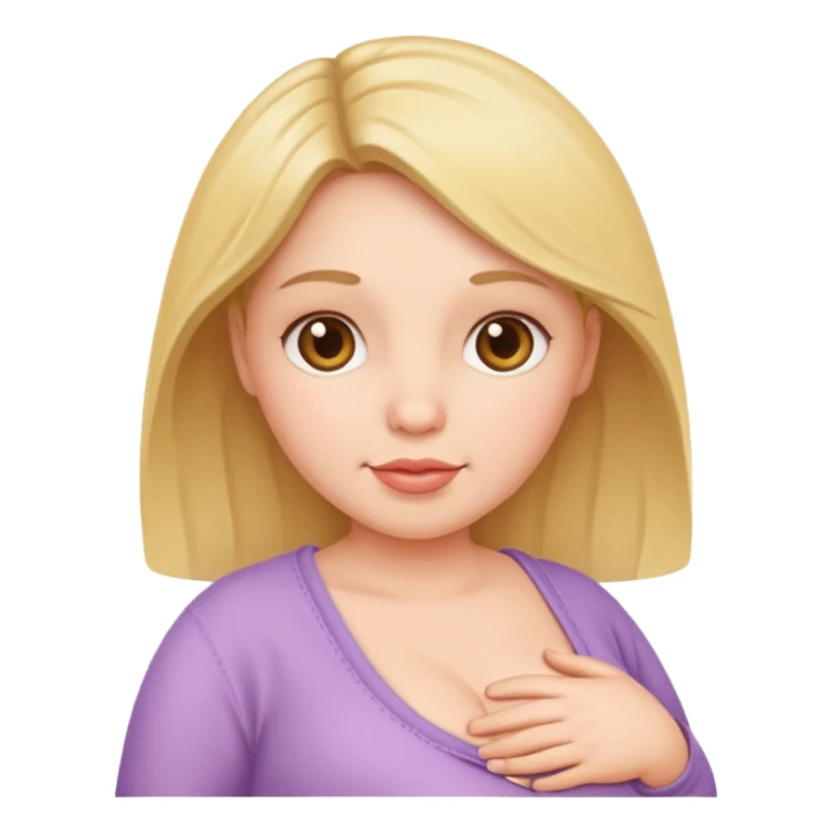 Make a pregnant woman sticker