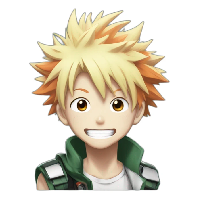 Bakugo my hero academia manga sticker