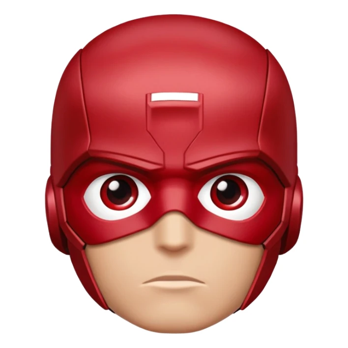 Vision marvel, red face from captain america: civil war sticker