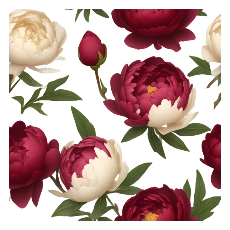 A cluster of deep red peonies and a flickering candle, tied together with a delicate lace ribbon sticker