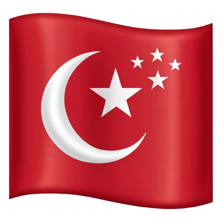 Flag of the Ottoman Empire 1453 sticker