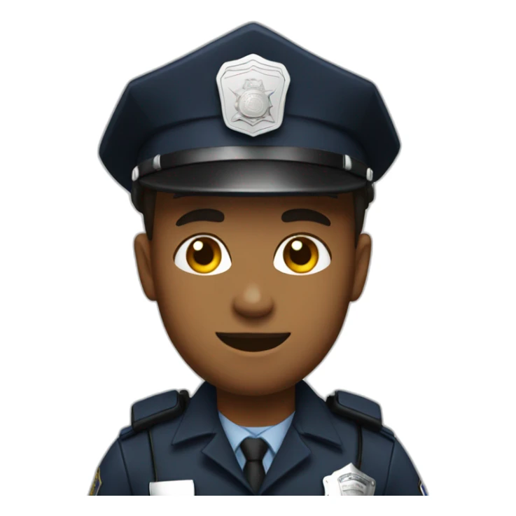 a police officer sticker
