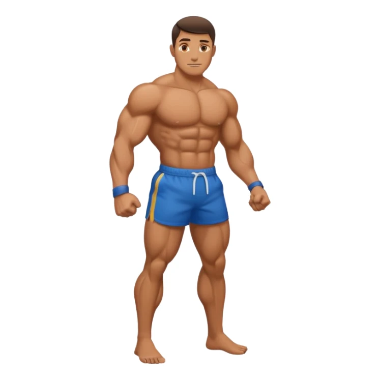 persona haciendo fuerza sticker