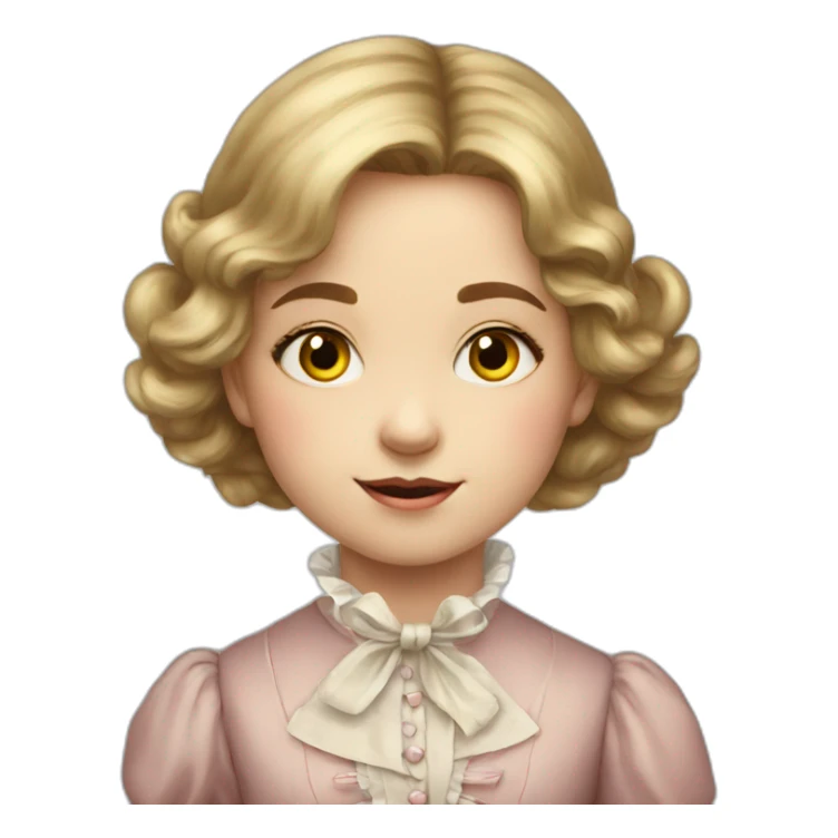 Victorian Girl: Age 6 sticker