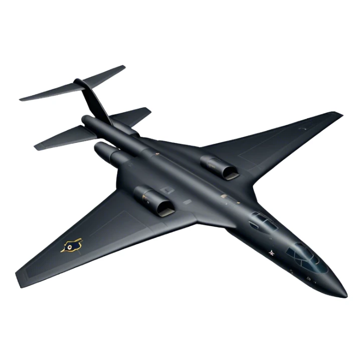 B-2 Spirit bomber - Northrop B-2 (Model Year: 2021) (Iconic colour: Stealth black) sticker