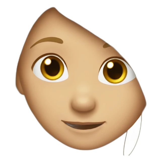 little smiling with blond hair with horse sticker