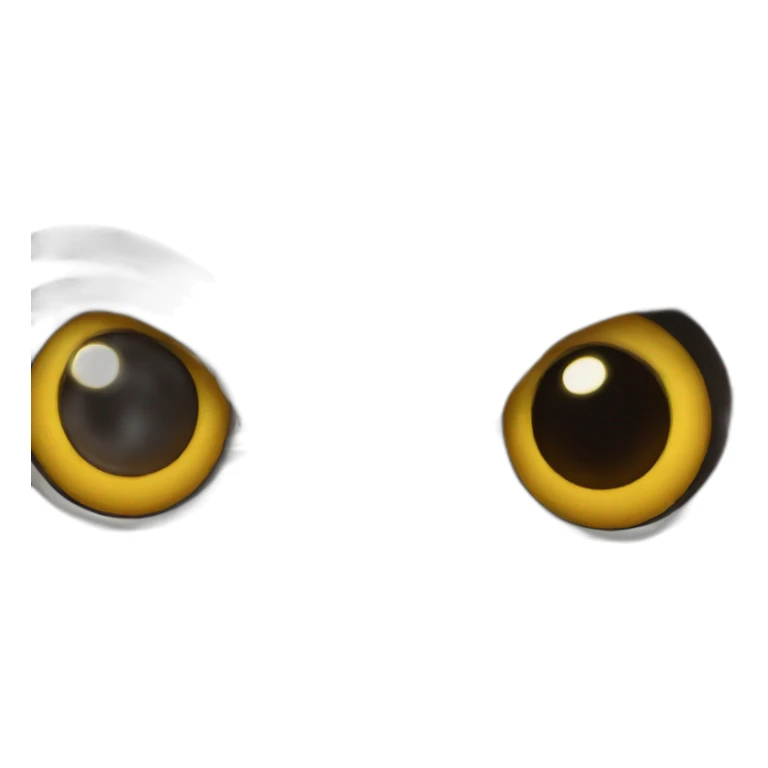 potoo bird with huge eyes sticker