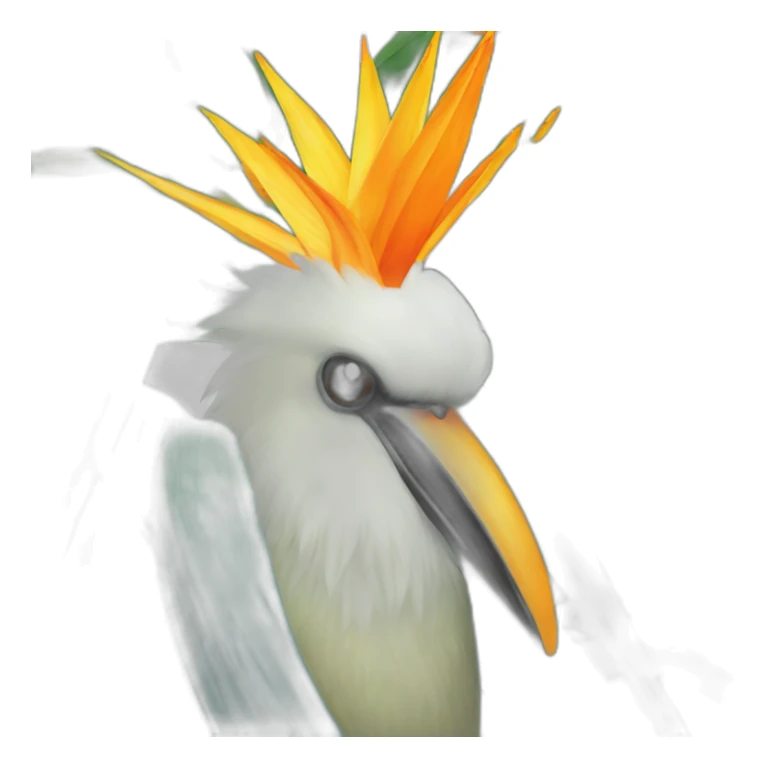 Birds of paradise sticker