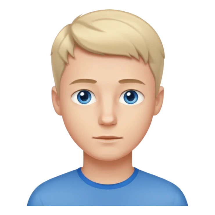 Hombre blanco joven  sticker