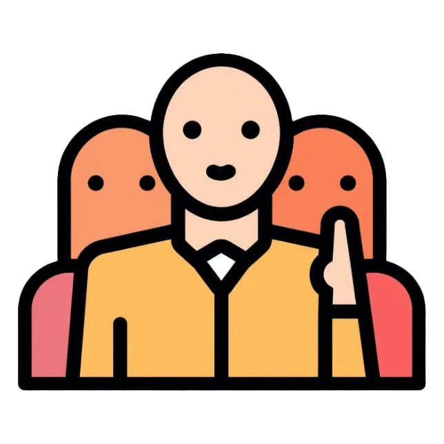 team symbol with people icons sticker