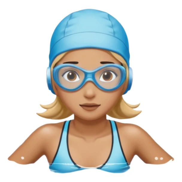 girl swimming athlete sticker