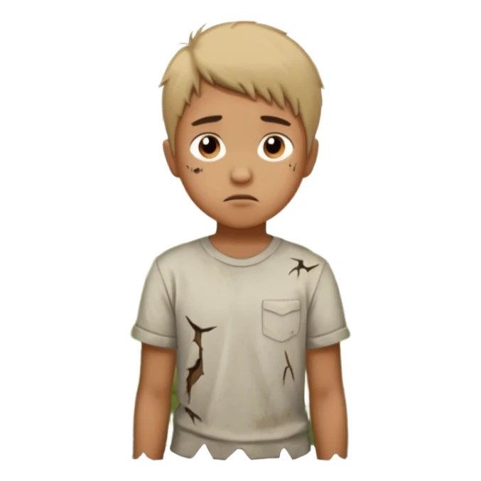 Manga bir bola ormonda yolgiz holatini tasvirlab ber sticker