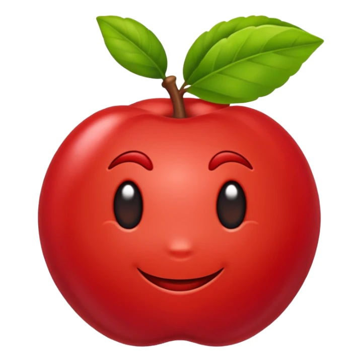 Eu quero um emoji de acerola sticker