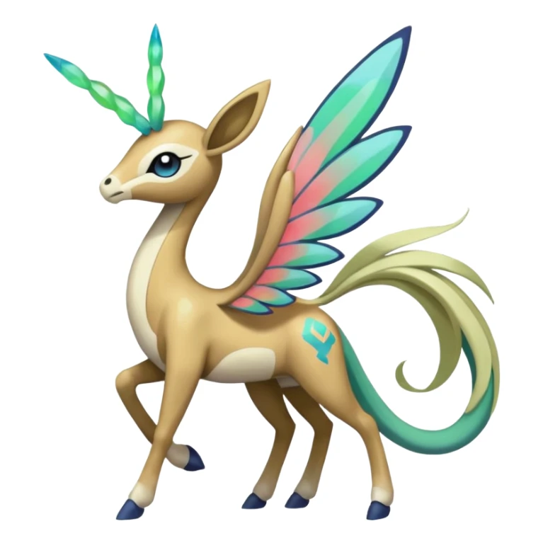 Faerie-Mare-Mezprit-Meloetta-Palkia-Pokémon, full body sticker