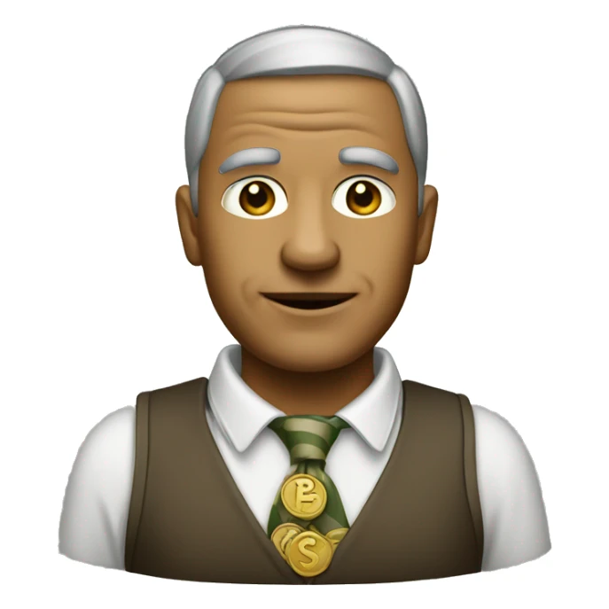 Coach dressed in rich and old money clothing style  sticker