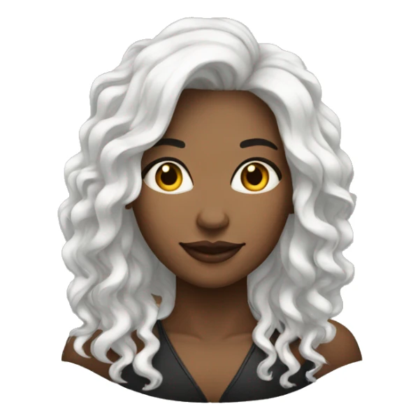 Mulher branca, cabelo preto sticker