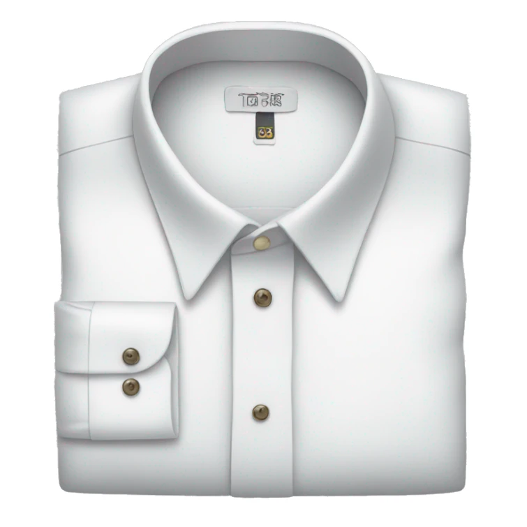 a white dress shirt item sticker