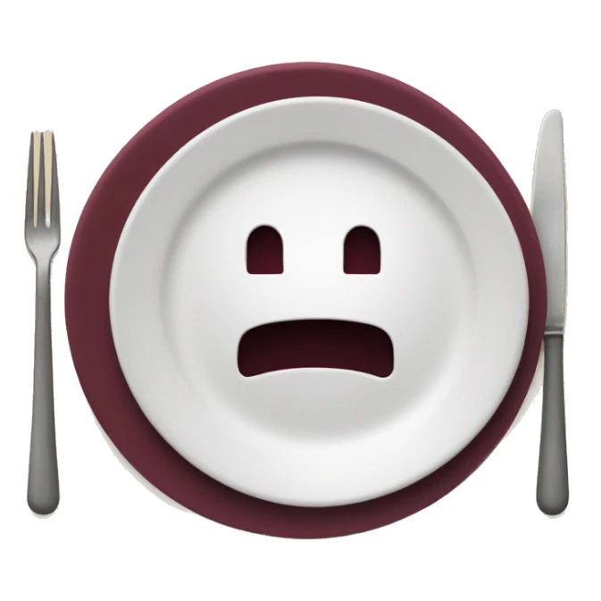 burgundy plate with no face sticker