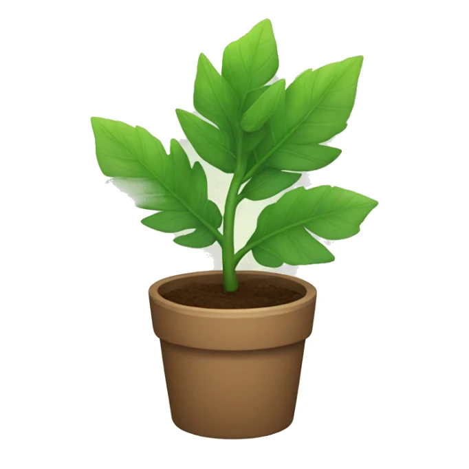 small plant with a lot of leaves sticker