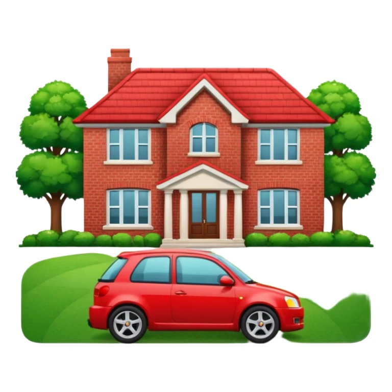 dont like it a car sport in front of a house sticker