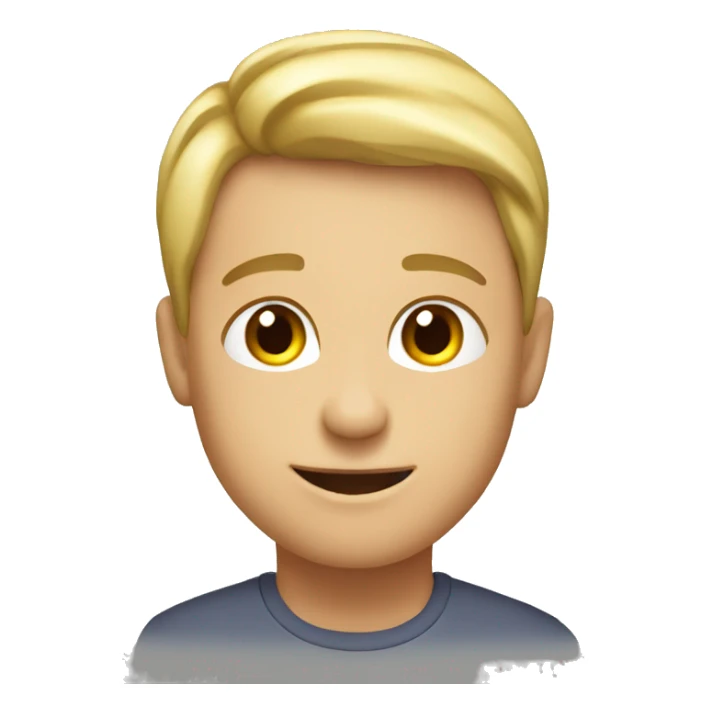 Caucasian healthy energy emoji sticker