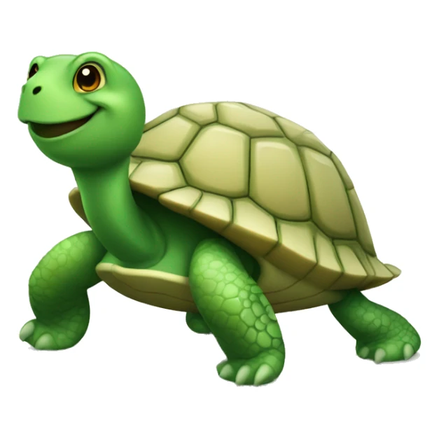A cute little turtle with task list asking people to join the party. sticker