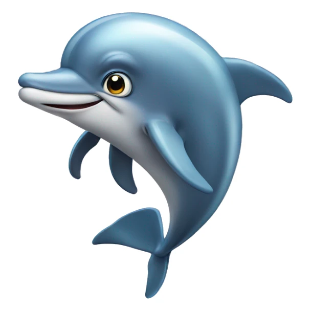 Dolphin with huge eyes  sticker