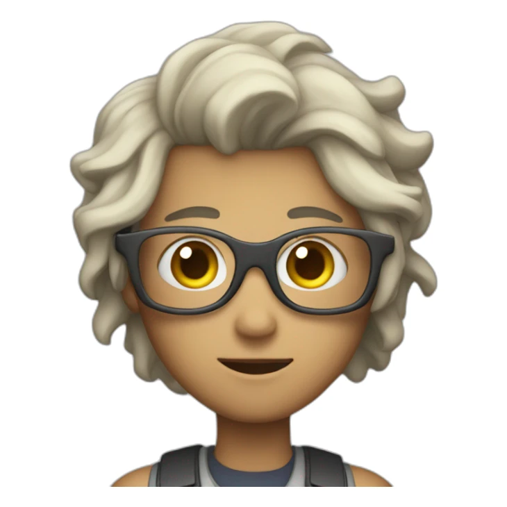 persona diciendo escuchame sticker