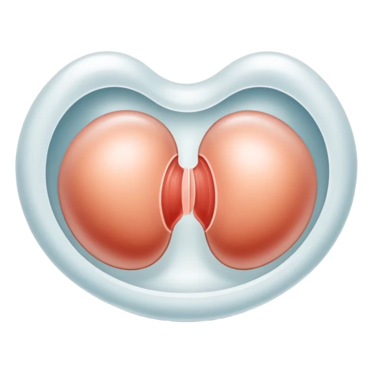 silicone breast implant medical illustration sticker