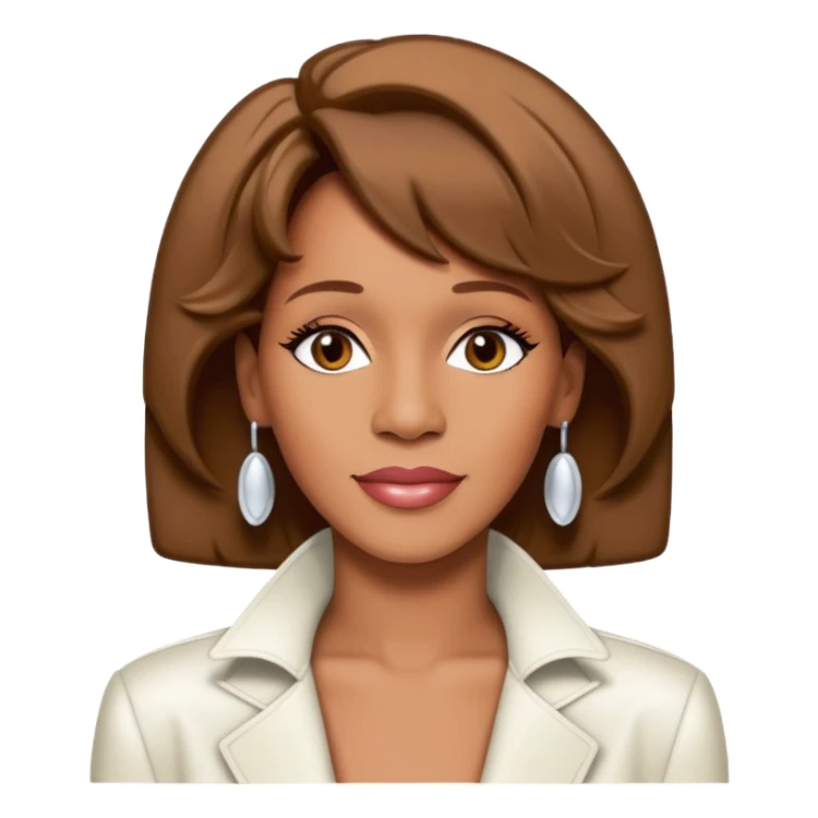 90s style billboard for whitney houston  sticker