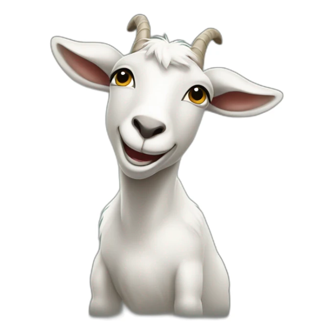 goat haciendo un dab sticker