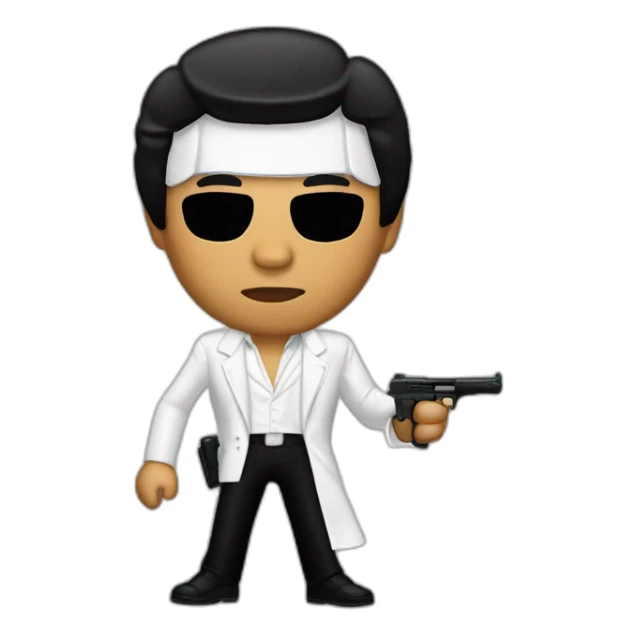 tony montana in scarface sticker