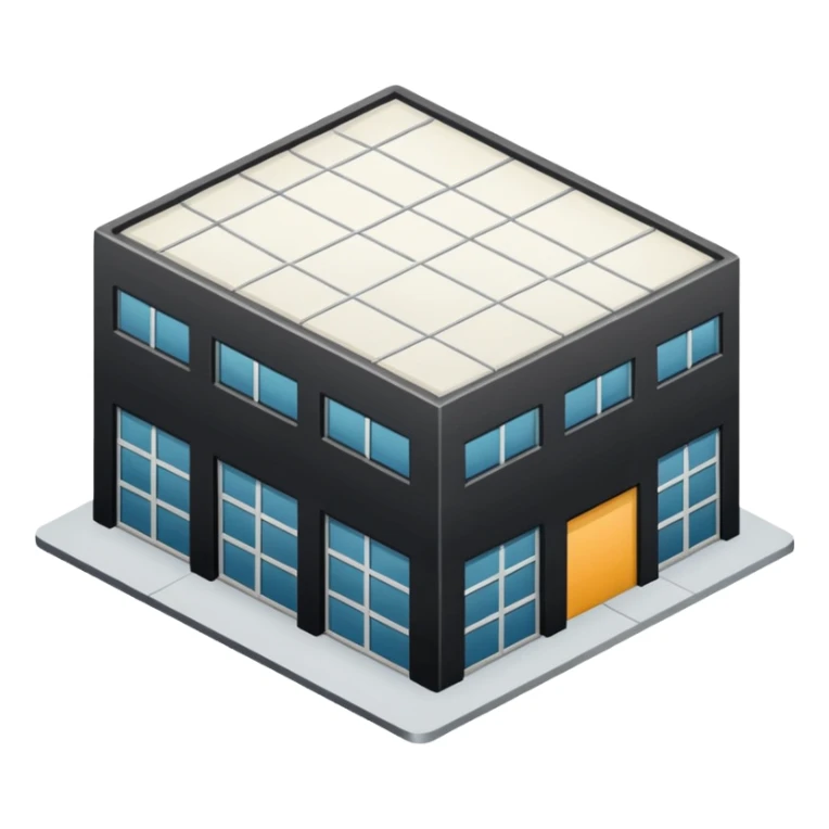 ambient warehouse at an angle sticker