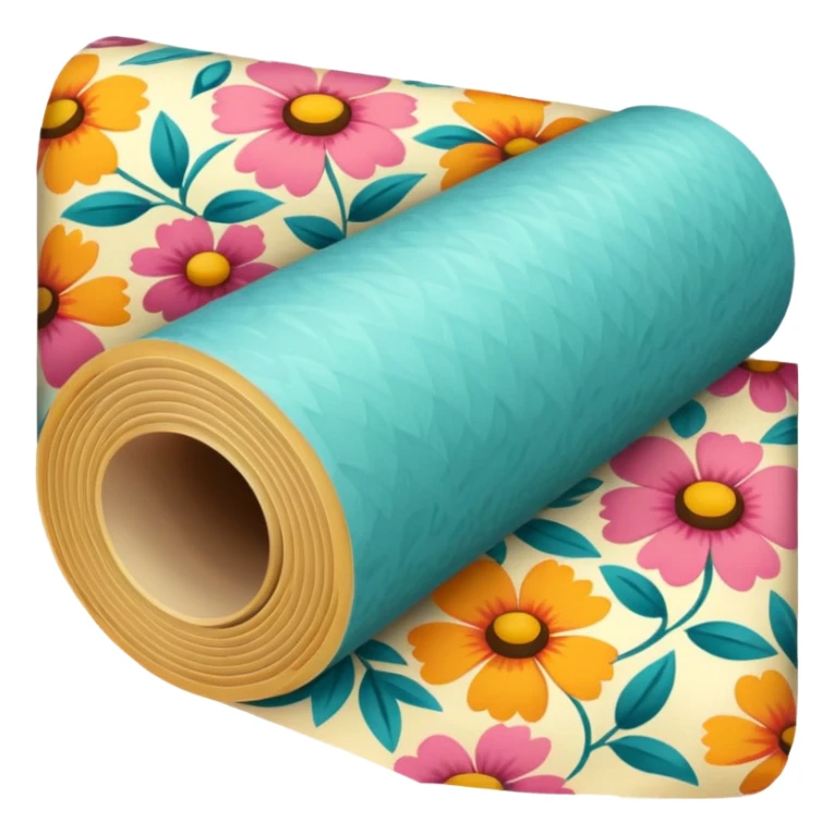 Roll of wallpaper sticker
