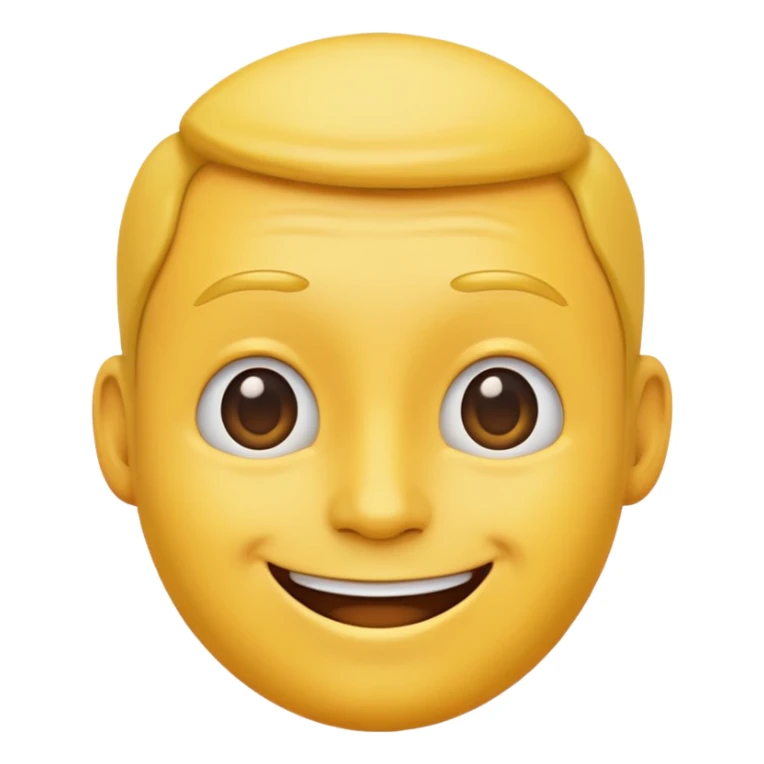 a yellow male emoji sticker