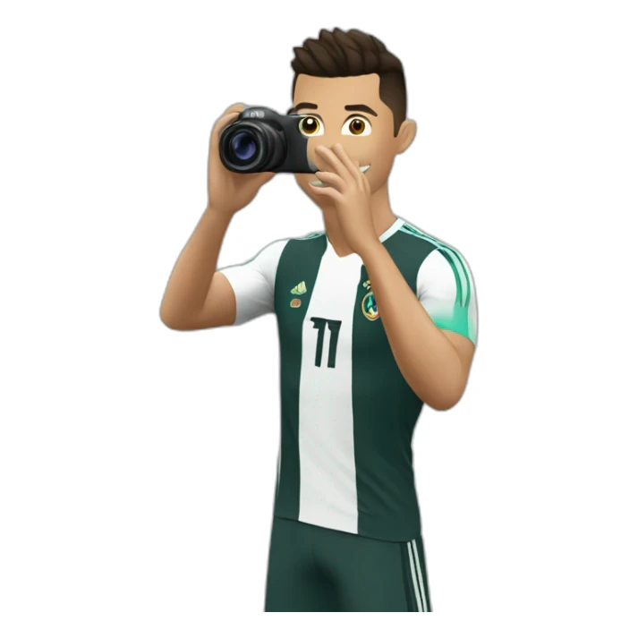 Cristiano Ronaldo taking pictures of him sticker