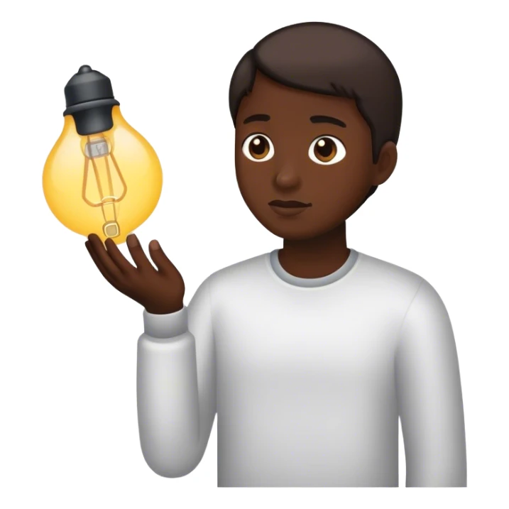 The person turns off the lights sticker