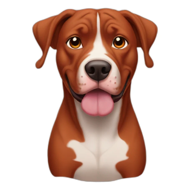 Clifford big red pit bull sticker