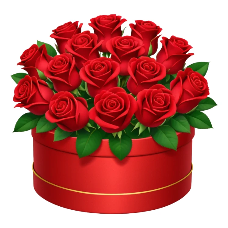 Bouquet of red roses in luxurious package for Valentine’s Day  sticker