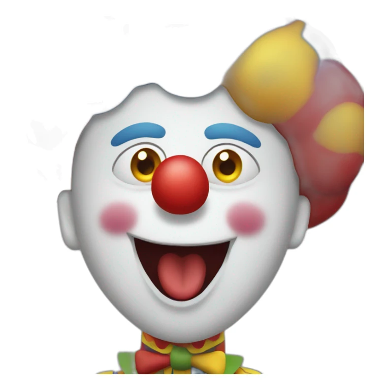 clown  qui fait peur sticker