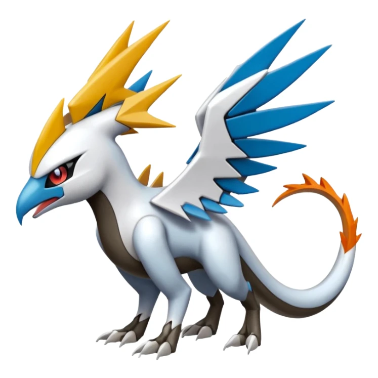 Meloetta-Latias-Latios-Silvally-Wargreymon-Protogen-Pokémon-Digimon-Fakémon-fusion-hybrid-creature sticker