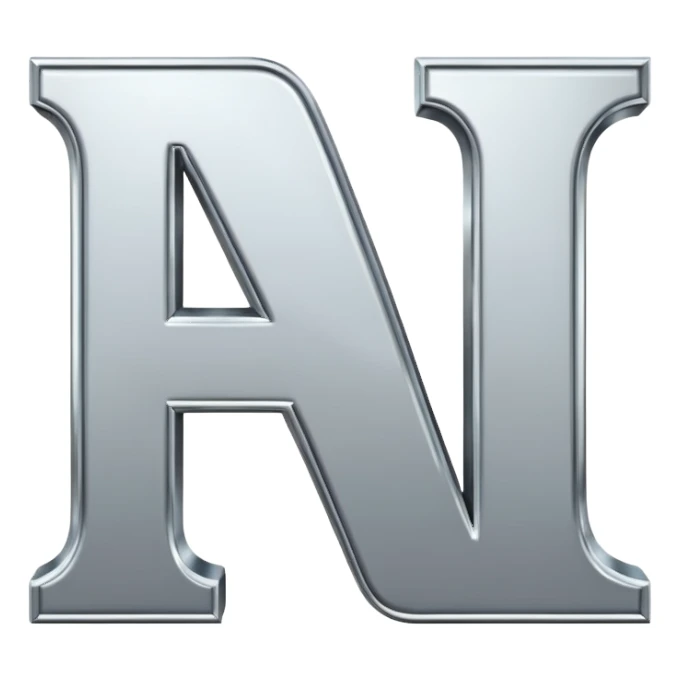 two letters beside eachother the first one says N and the second says O sticker